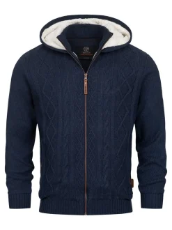 Indicode Herren Strickjacke - INRandolph in marine