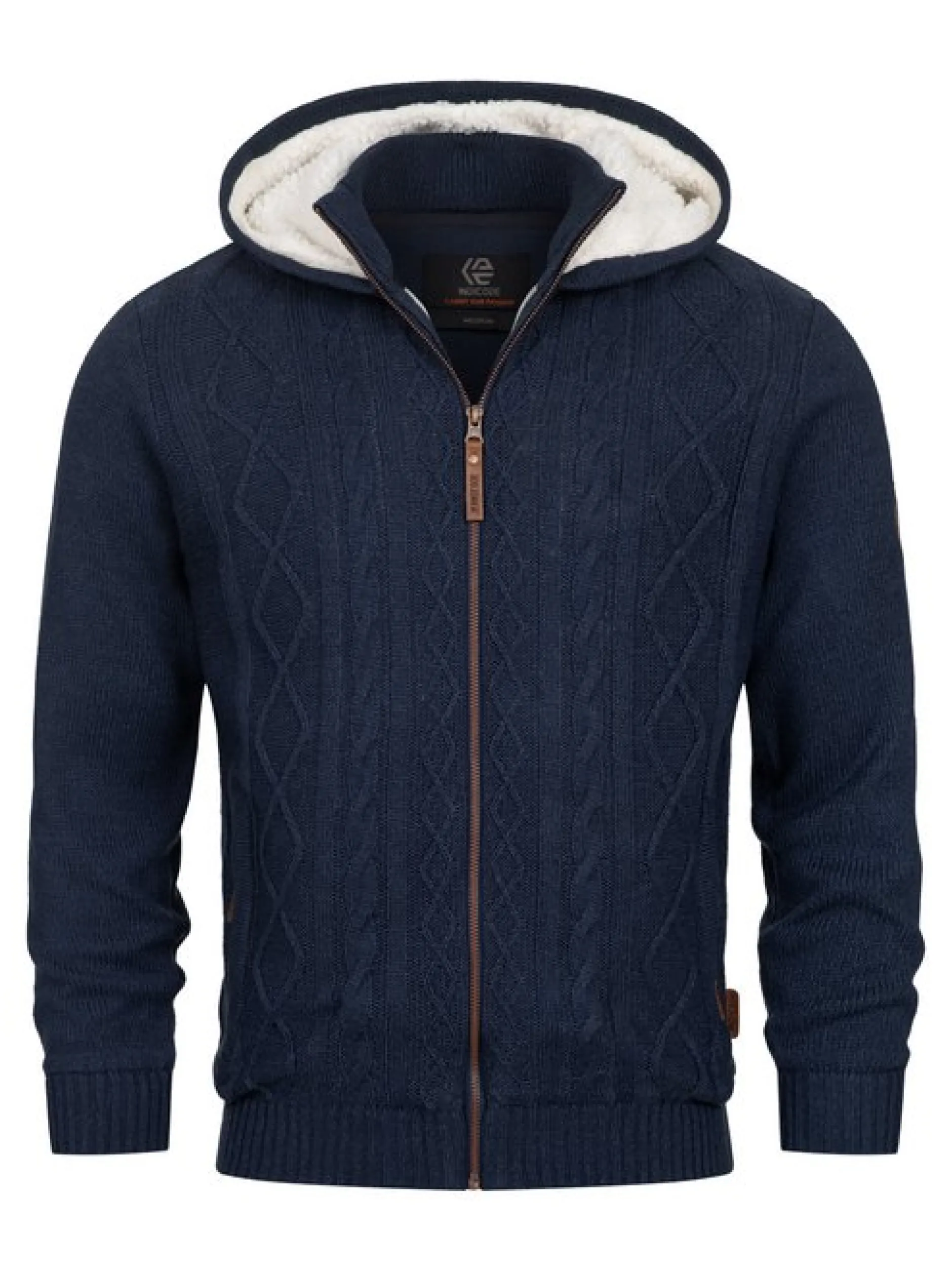 Indicode Herren Strickjacke - INRandolph in marine