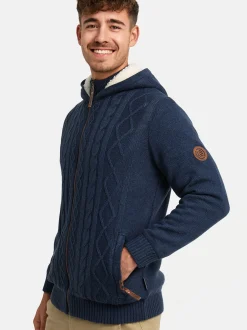 Indicode Herren Strickjacke - INRandolph in marine