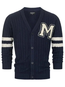 Indicode Herren Strickjacke - INJose in marine