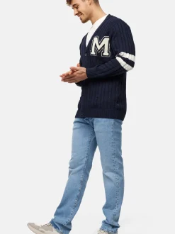 Indicode Herren Strickjacke - INJose in marine