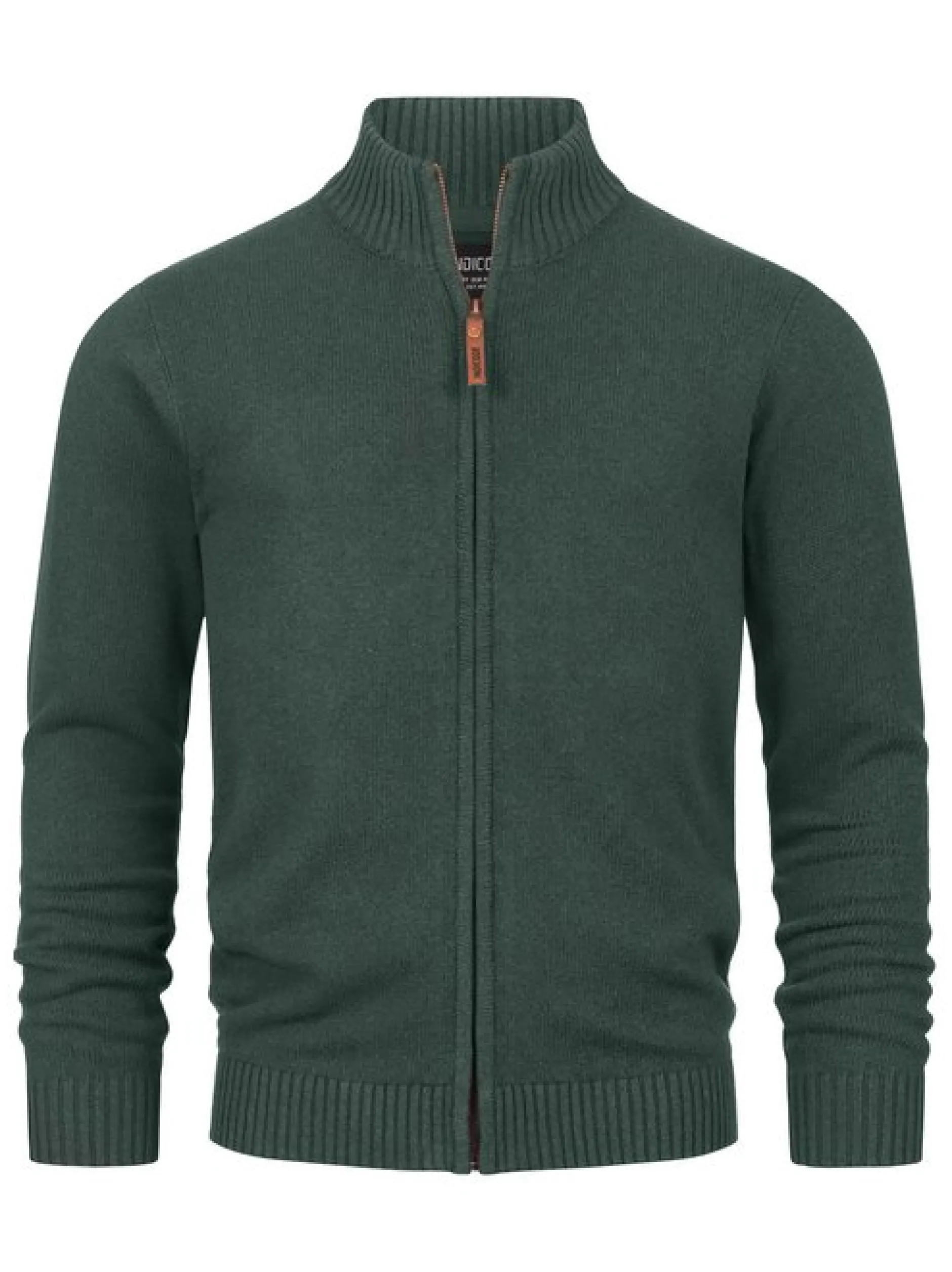 Indicode Herren Strickjacke - INLut in khaki