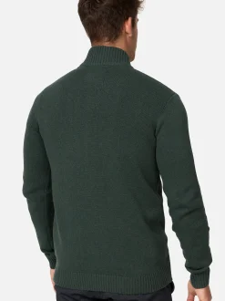 Indicode Herren Strickjacke - INLut in khaki