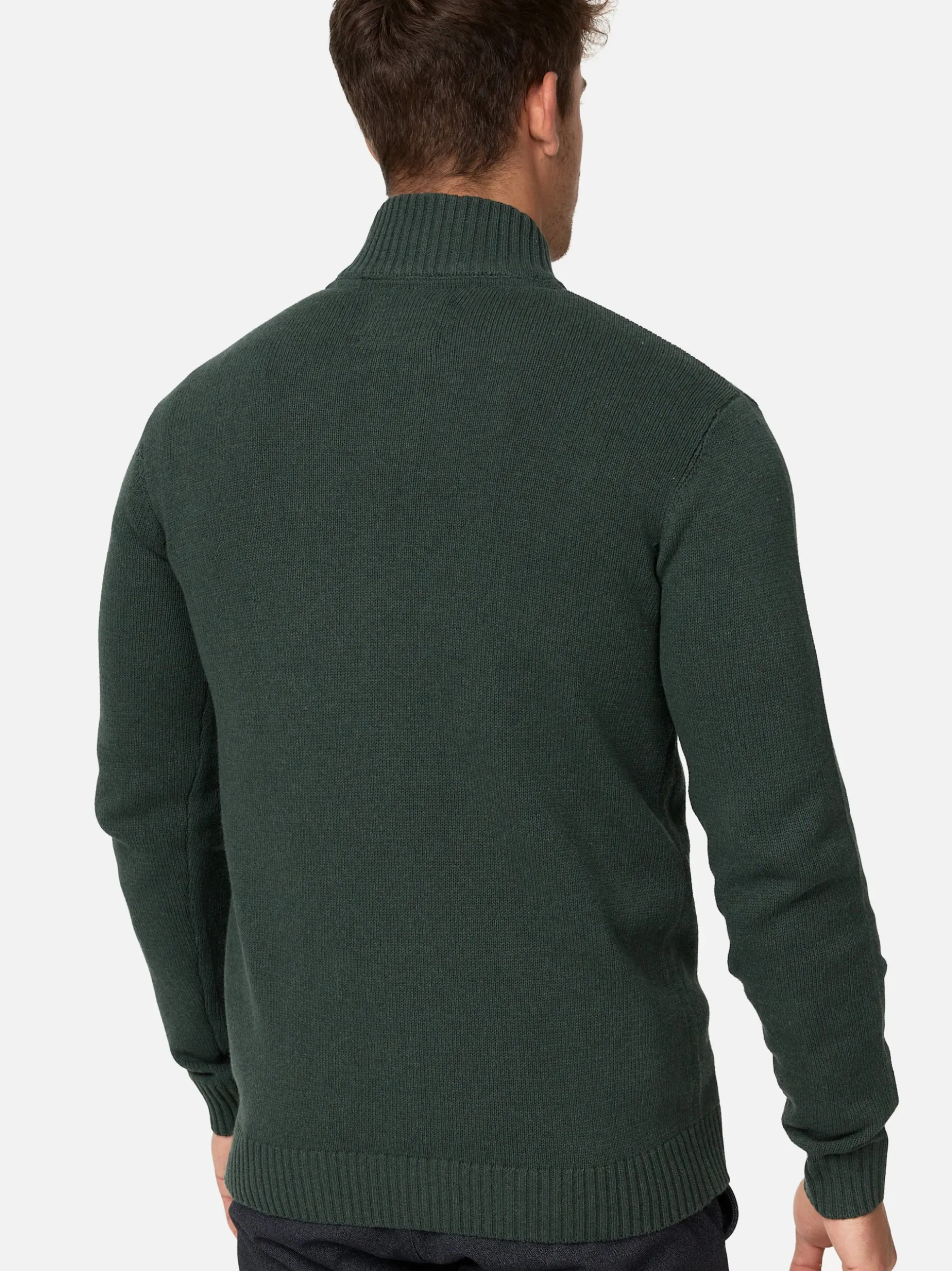 Indicode Herren Strickjacke - INLut in khaki