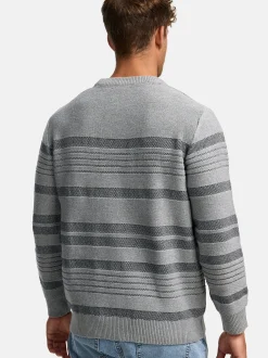 Indicode Herren Strickpullover - INScott in hellgrau