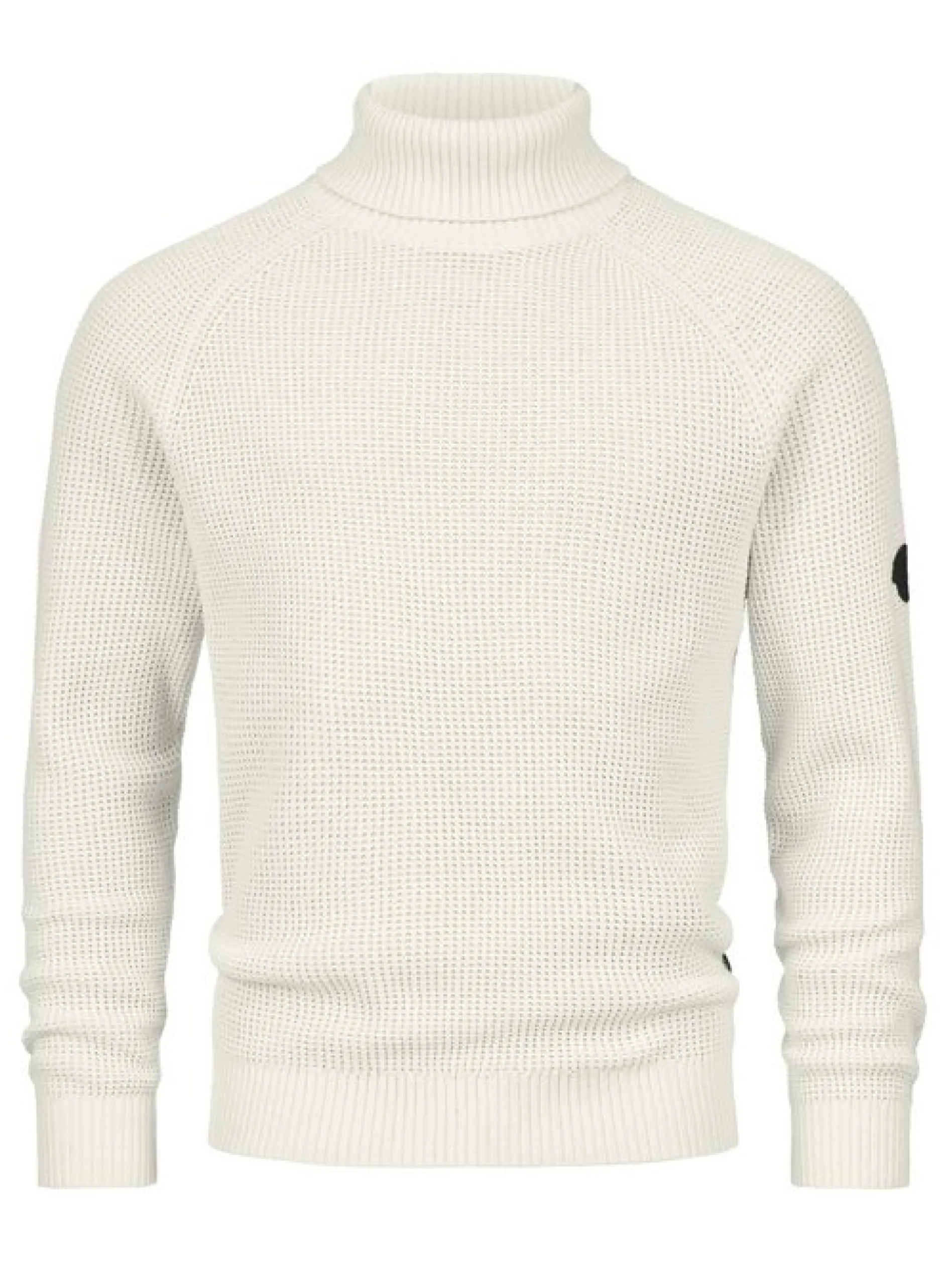 Indicode Herren Strickpullover - INHarlan in vanille weiß