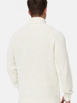 Indicode Herren Strickpullover - INHarlan in vanille weiß