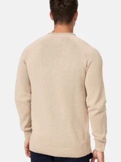Indicode Herren Strickpullover - INMassum in beige