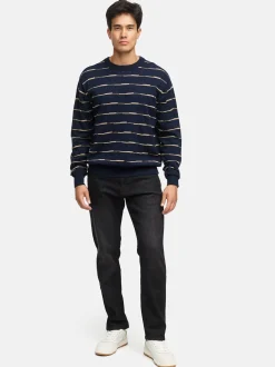 Indicode Herren Strickpullover - INCapowlax in marine