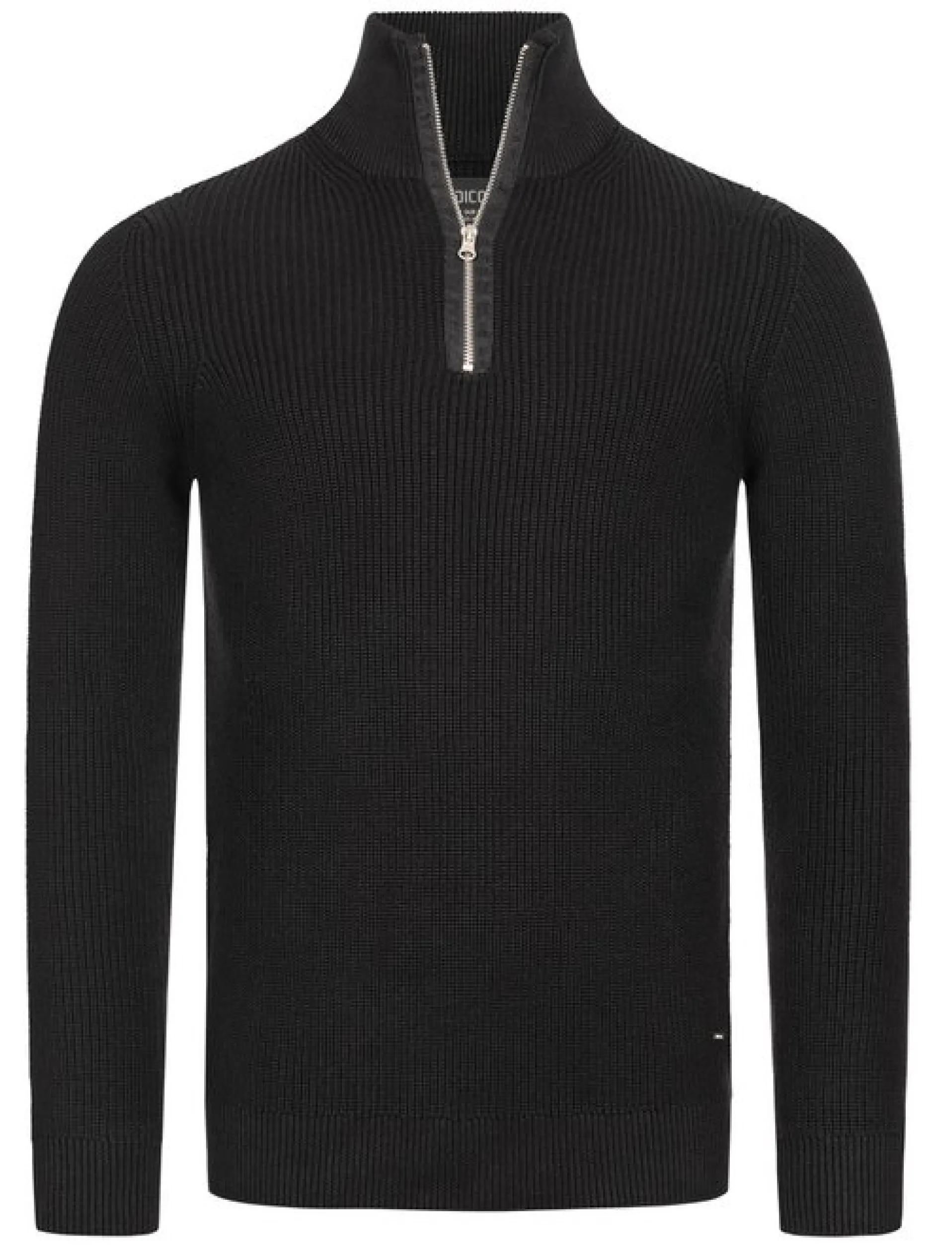 Indicode Herren Strickpullover - Mayer in schwarz
