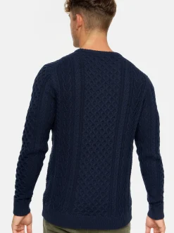 Indicode Herren Strickpullover - INBellin in marine