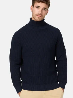 Indicode Herren Strickpullover - INHarlan in marine
