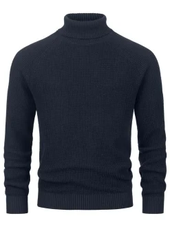 Indicode Herren Strickpullover - INHarlan in marine