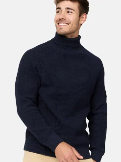 Indicode Herren Strickpullover - INHarlan in marine