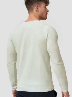 Indicode Herren Strickpullover - Loakim in türkis hellblau