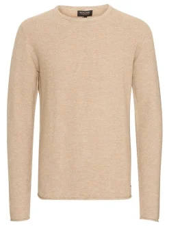 Indicode Herren Strickpullover - IDJadas in beige