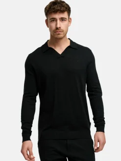 Indicode Herren Strickpullover - INHagen in schwarz