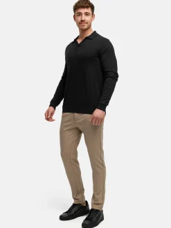 Indicode Herren Strickpullover - INHagen in schwarz