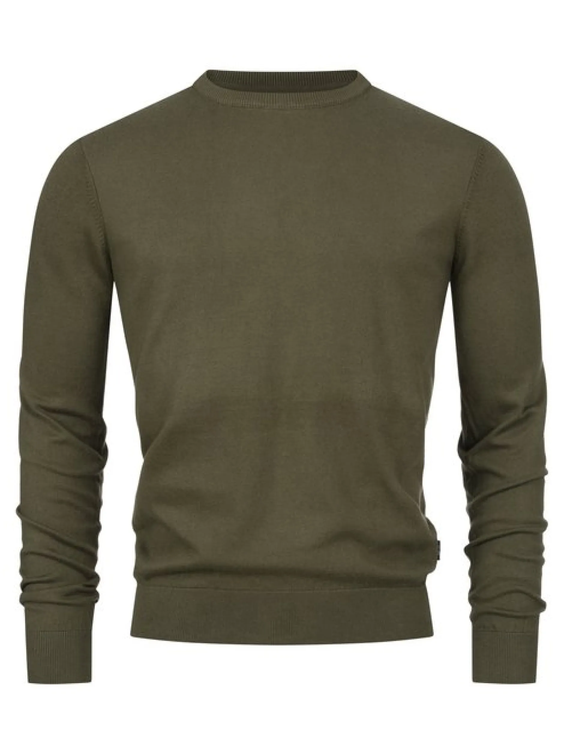 Indicode Herren Strickpullover - INKalpo in oliv khaki