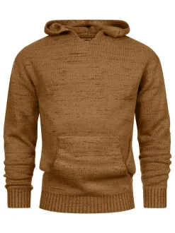 Indicode Herren Strickpullover - INLedger in braun