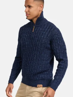 Indicode Herren Strickpullover - INHector in marine