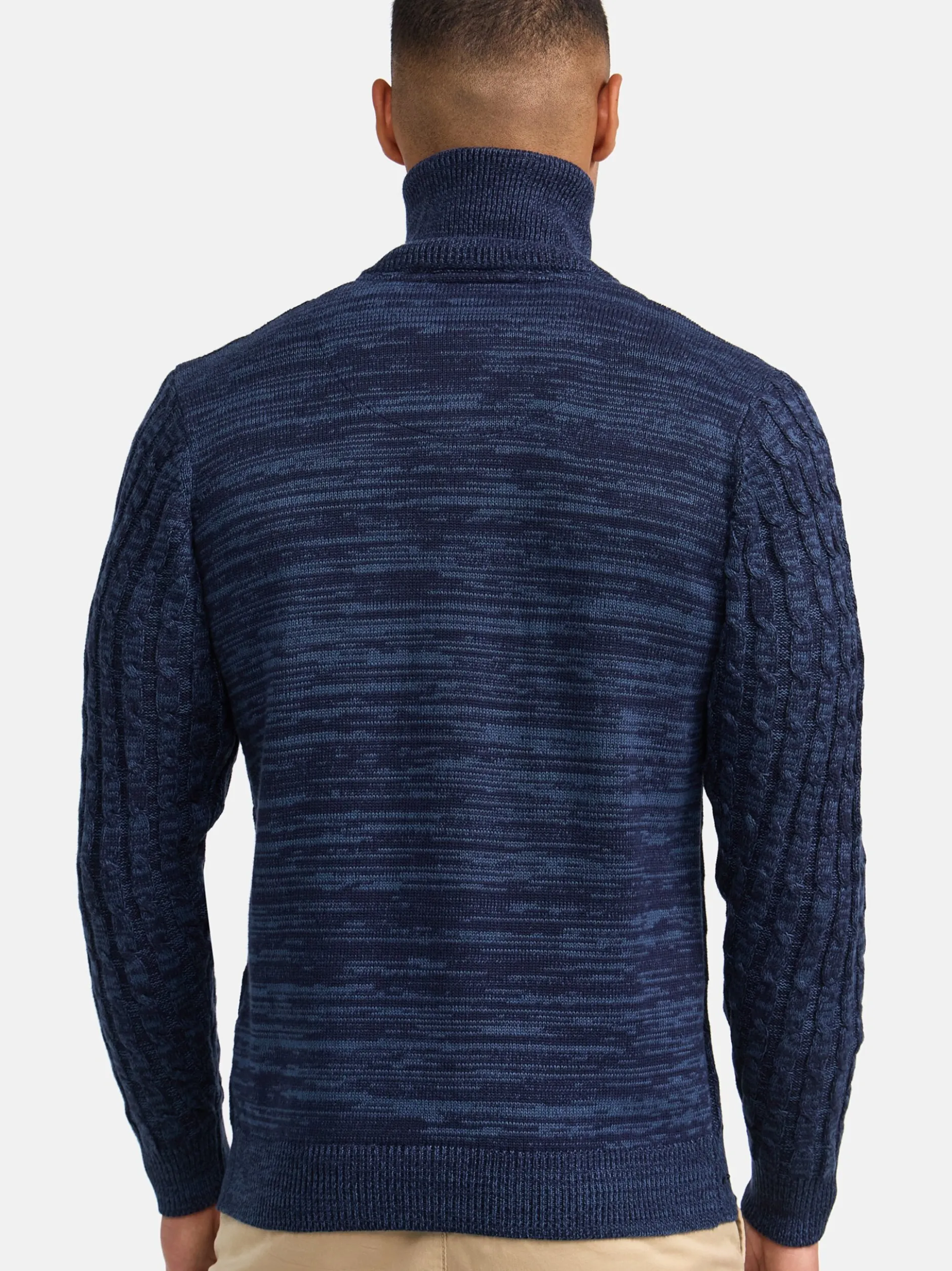 Indicode Herren Strickpullover - INHector in marine