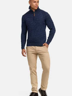 Indicode Herren Strickpullover - INHector in marine