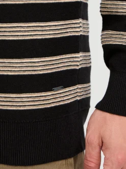 Indicode Herren Strickpullover - IDPanloop in schwarz