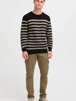 Indicode Herren Strickpullover - IDPanloop in schwarz