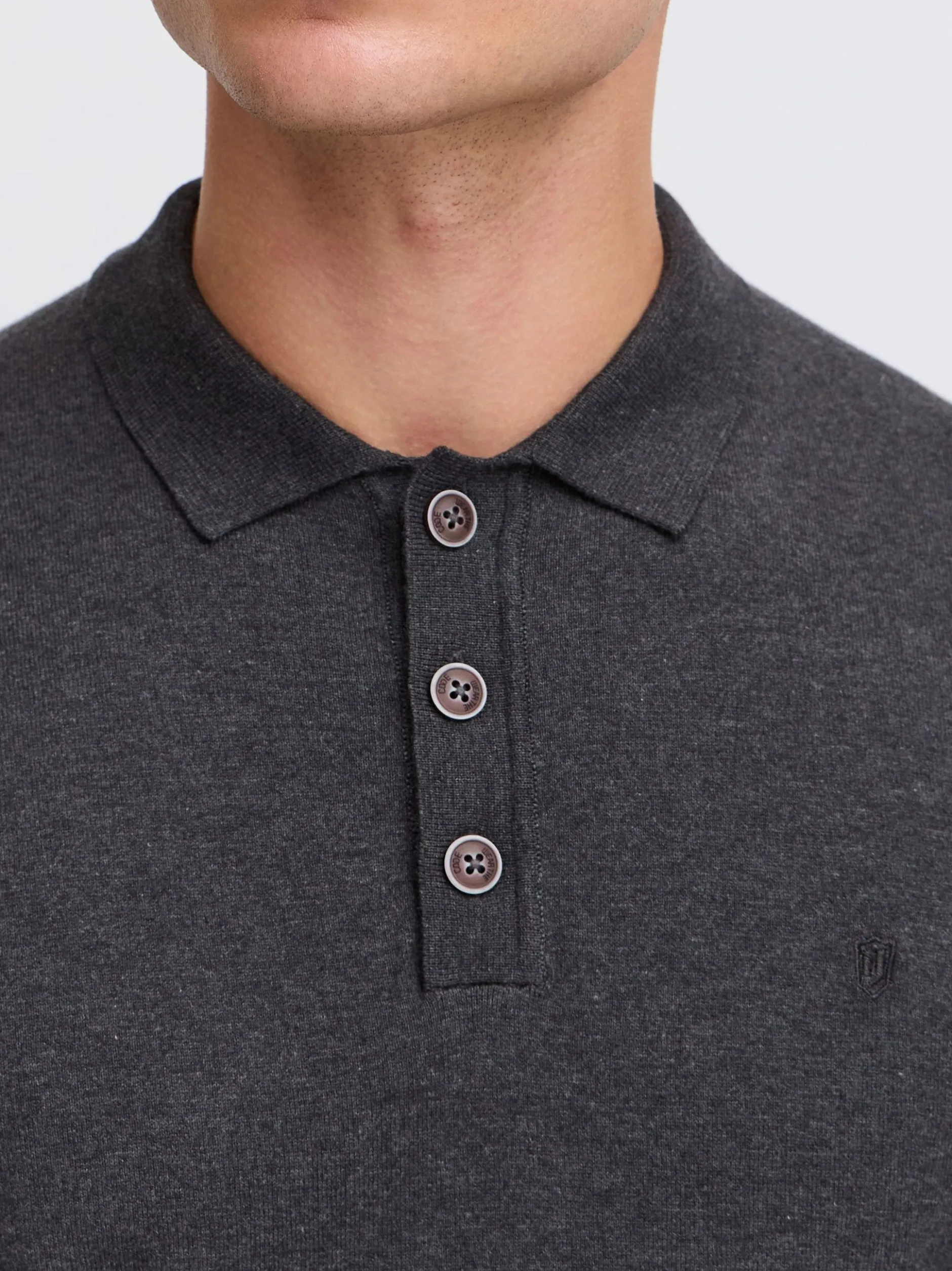 Indicode Herren Strickpullover - IDBellox in anthrazit