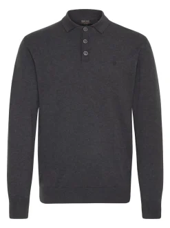 Indicode Herren Strickpullover - IDBellox in anthrazit