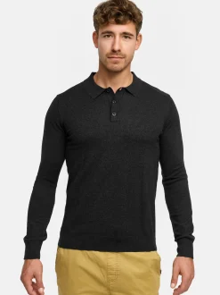 Indicode Herren Strickpullover - INKastra in anthrazit