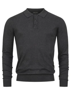Indicode Herren Strickpullover - INKastra in anthrazit