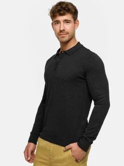 Indicode Herren Strickpullover - INKastra in anthrazit