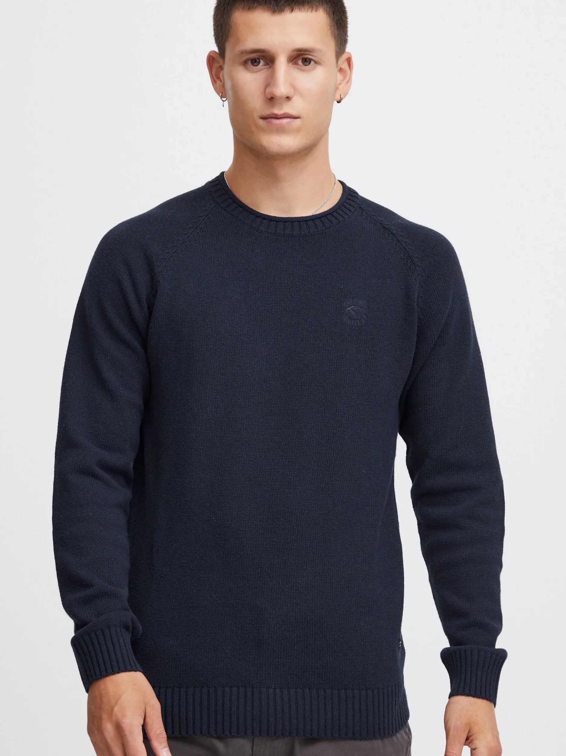 Indicode Herren Strickpullover - IDTorin in marine