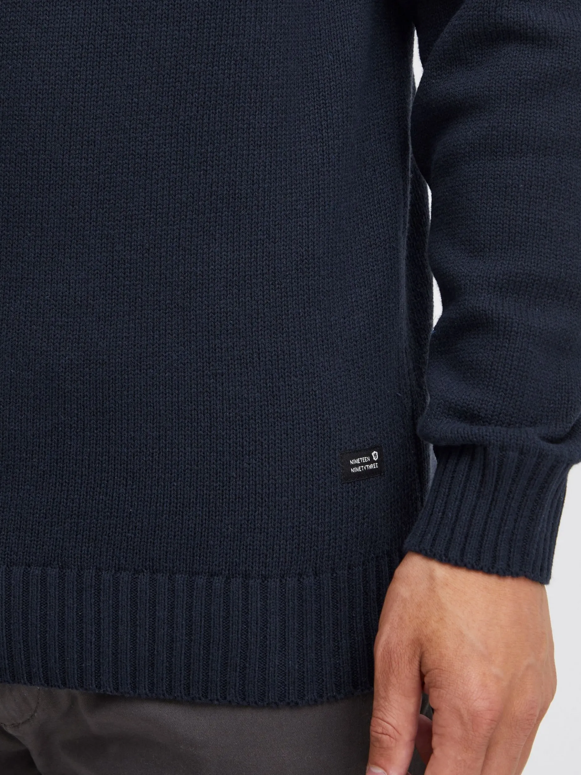 Indicode Herren Strickpullover - IDTorin in marine