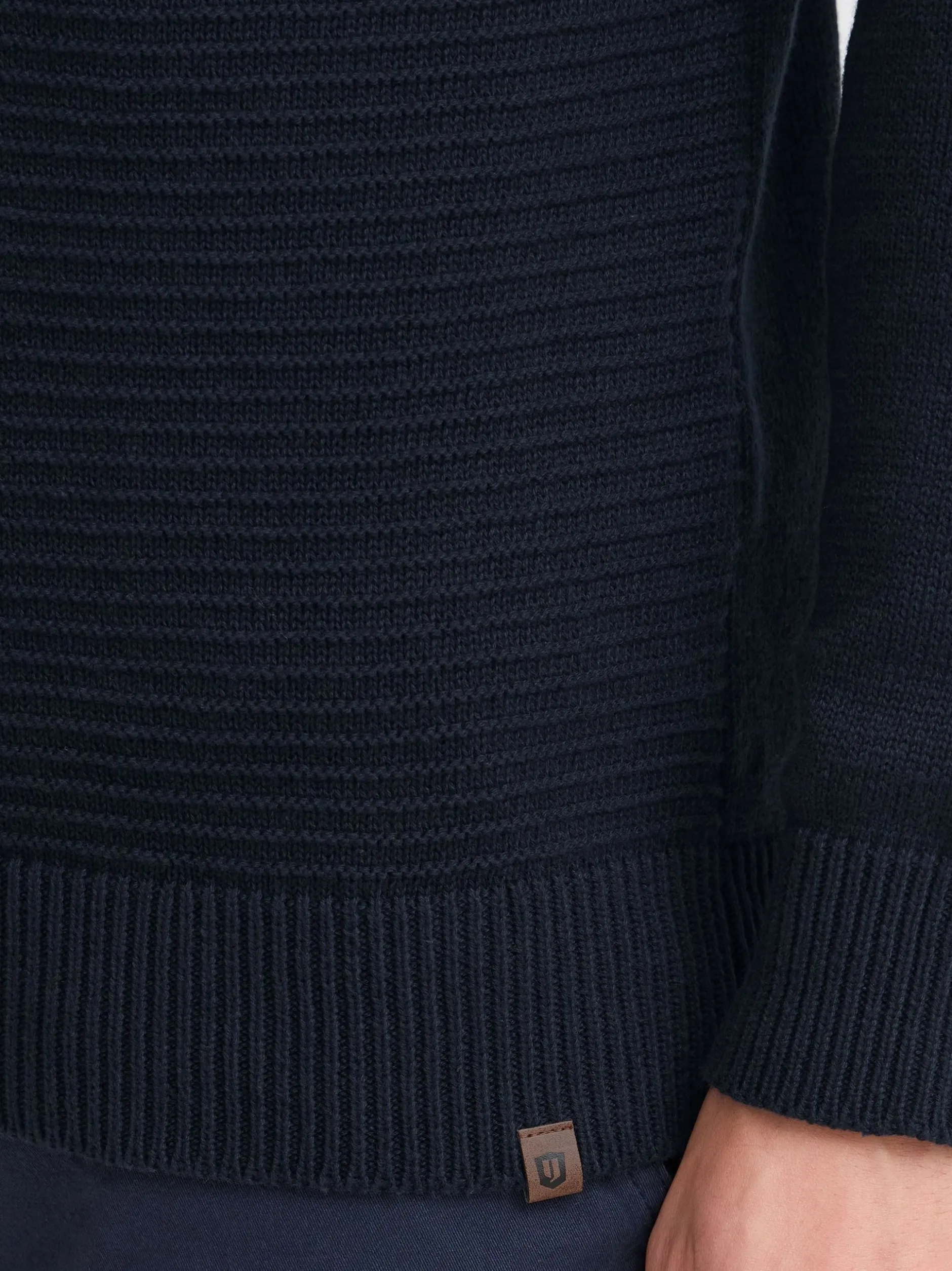 Indicode Herren Strickpullover - IDRicardo in marine