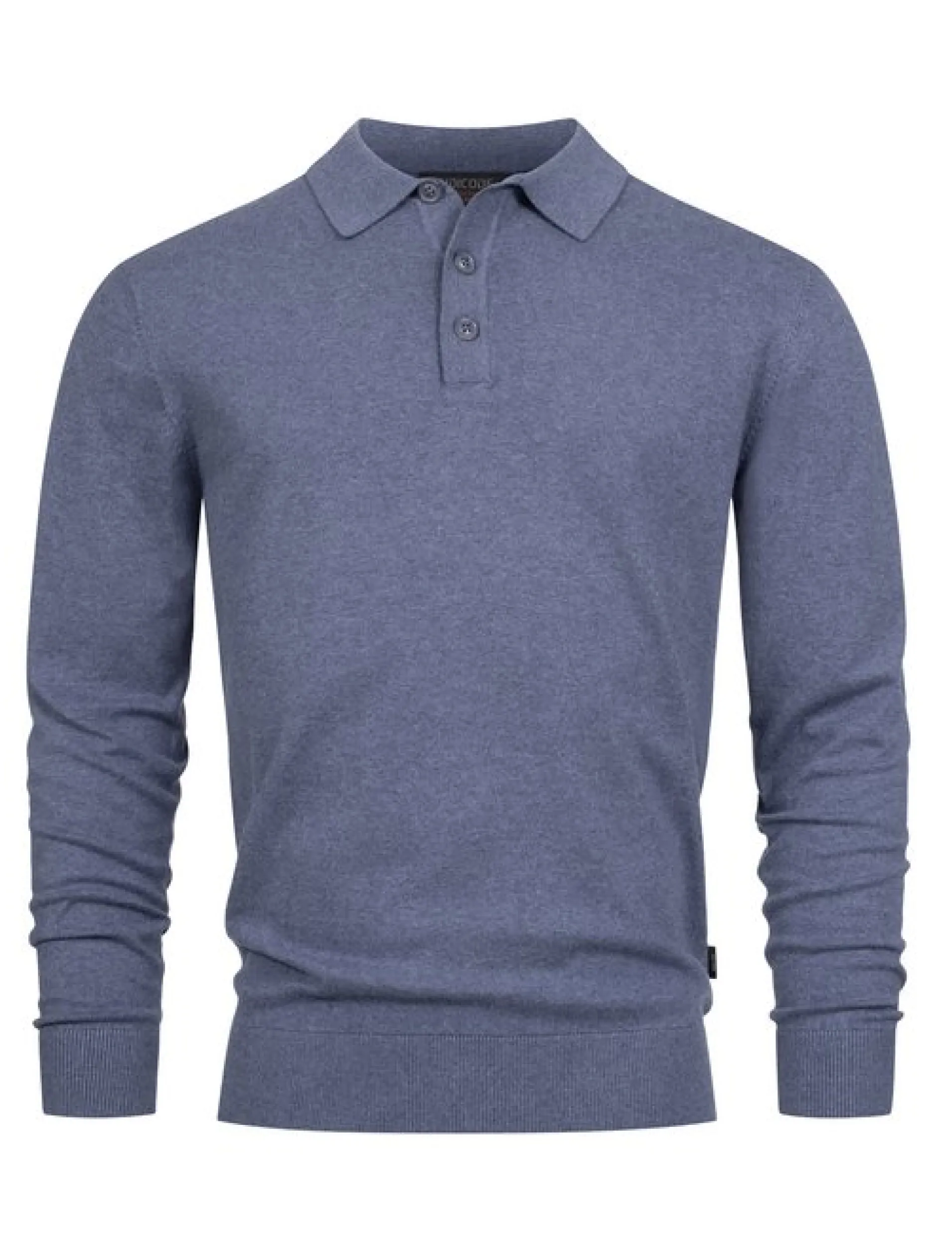 Indicode Herren Strickpullover - INChips in blau