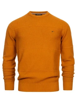Indicode Herren Strickpullover - INJustice in camel braun