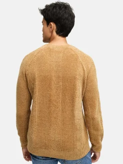 Indicode Herren Strickpullover - INOlio in braun
