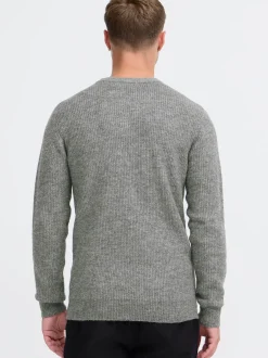 Indicode Herren Strickpullover - IDBratram in grau