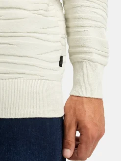 Indicode Herren Strickpullover - INCapowlax in beige sand