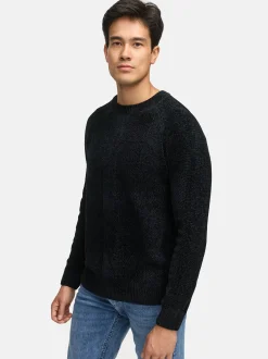 Indicode Herren Strickpullover - INOlio in schwarz