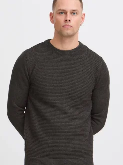 Indicode Herren Strickpullover - IDRicardo in schwarz