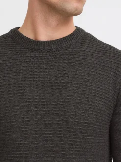 Indicode Herren Strickpullover - IDRicardo in schwarz