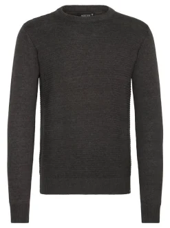 Indicode Herren Strickpullover - IDRicardo in schwarz