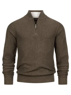 Indicode Herren Strickpullover - INBull in grau