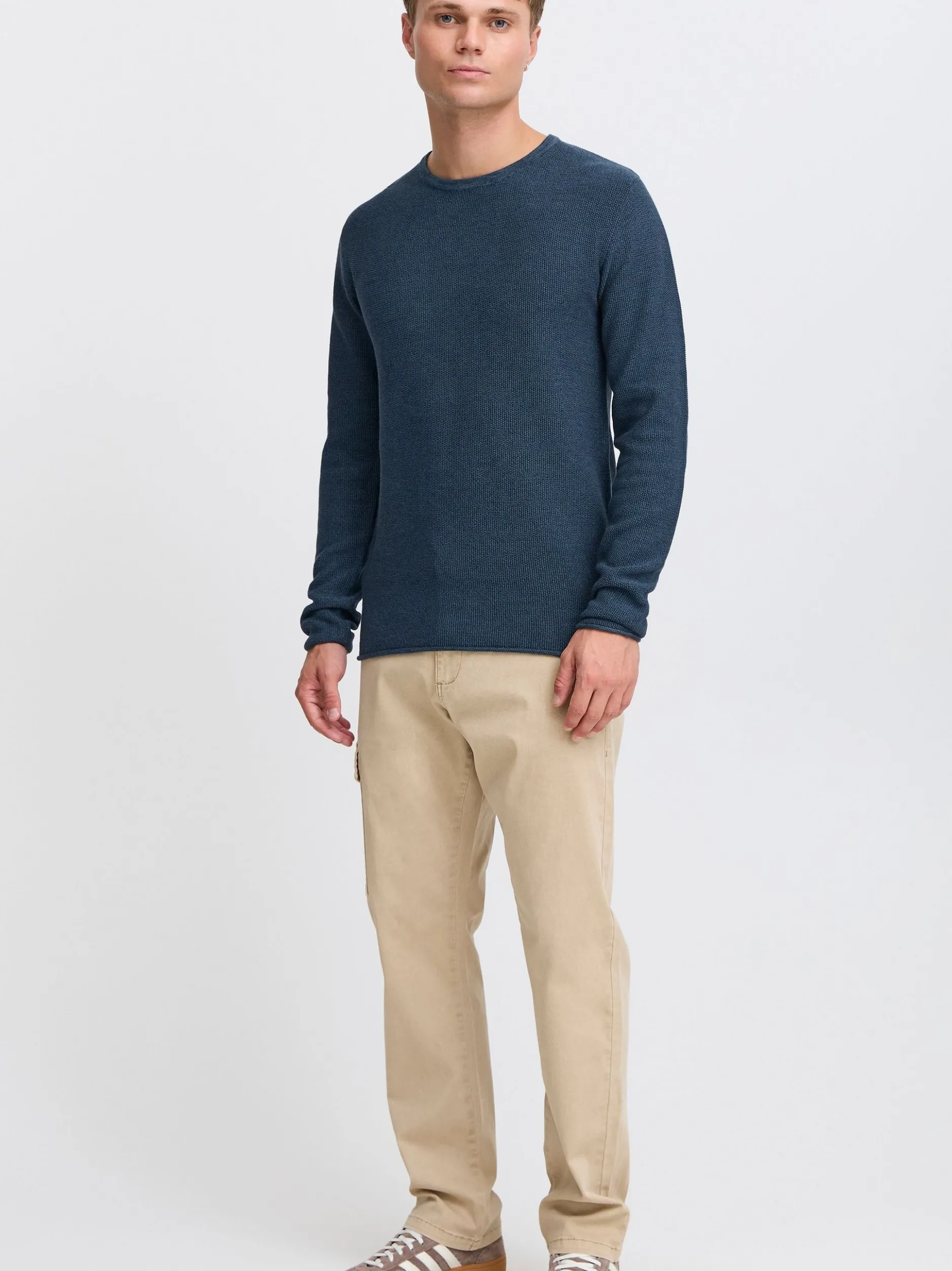 Indicode Herren Strickpullover - IDJadas in marine