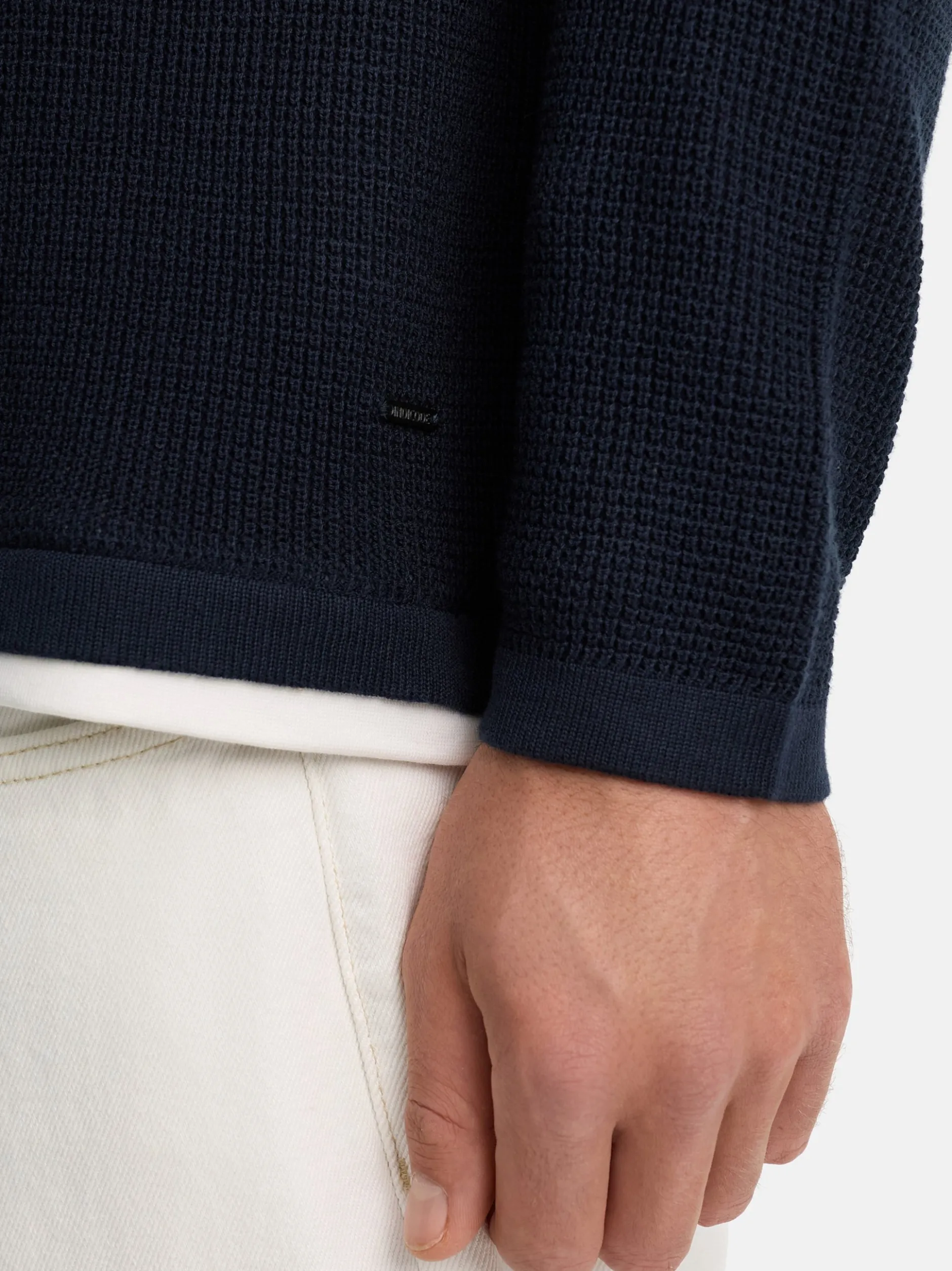 Indicode Herren Strickpullover - INVillads in marine