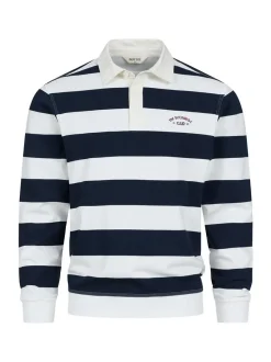 Indicode Herren Sweatshirt - INLemon in blau weiß